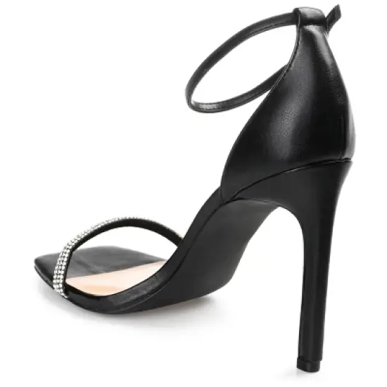 Journee Collection Womens Zoya Tru Comfort Foam Open Toe High Stiletto Pumps image {6}