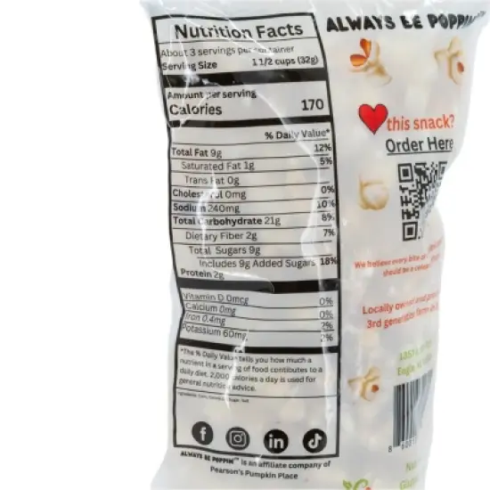 Pearson's Pumpkin Place 3.5 oz Kettle Corn - Pack of 2 image {4}