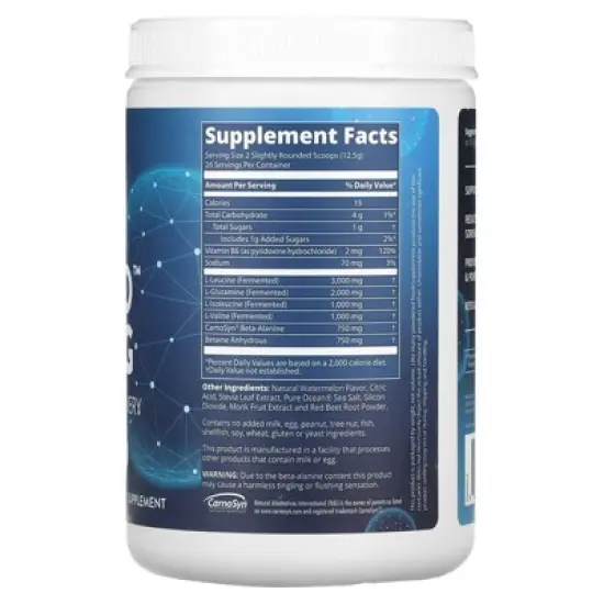 MRM Nutrition Reload BCAA+G, Post-Workout Recovery, Watermelon, 11.6 oz (330 g) image {1}