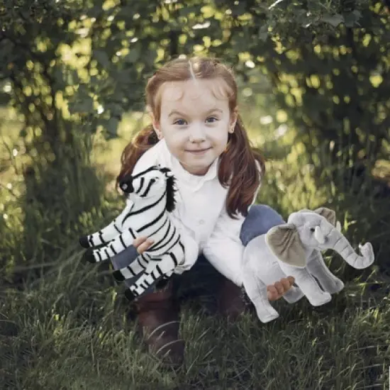 Dazmers Safari Animals Stuffed Animals Plush - 4 Piece image {2}