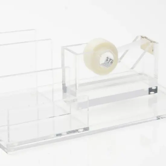 RUSSELL + HAZEL Acrylic Tape Dispenser Clear image {4}
