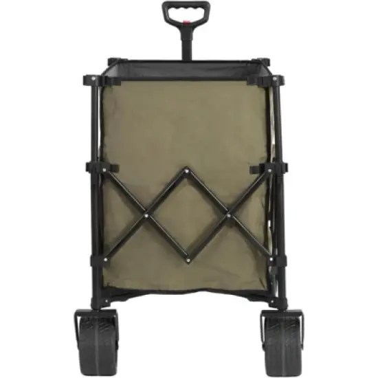 FATMOON Collapsible Wagon 220lbs with Big All-Terrain Wheels 300L Folding Utility Cart for Camping, Beach, Gardening & Shopping image {9}