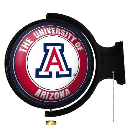 University Original Round Rotating Lighted Wall Sign image {8}