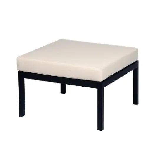 Christopher Knight Home Faye Patio Acacia and Metal Upholstered Seating Set with Slat Design image {8}