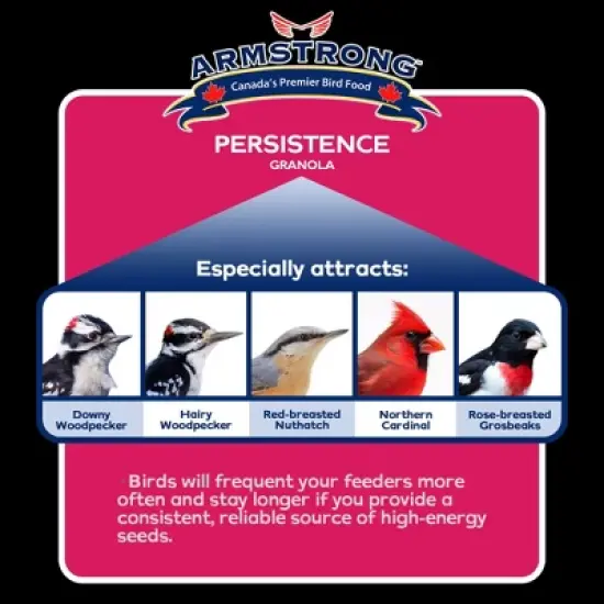 Armstrong Wild Bird Food Royal Jubilee Persistence Granola Stack, 7.05oz image {1}