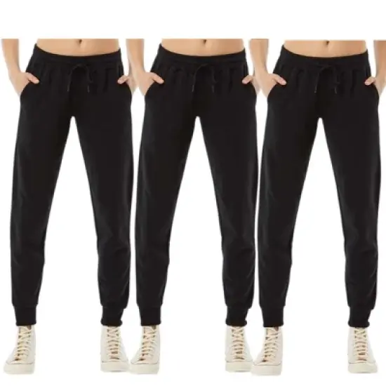 EG PRO Women Sweatpants Joggers Workout Running Loungewear Ultra Soft - 3 Pack image {6}