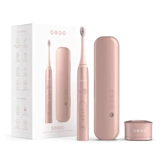 ORDO Sonic+ Electric Toothbrush & Charging Travel Case - Rose Gold image {8}