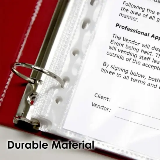 BAZIC Products&reg; Heavy Weight Top Loading Sheet Protectors, Box of 50 image {5}