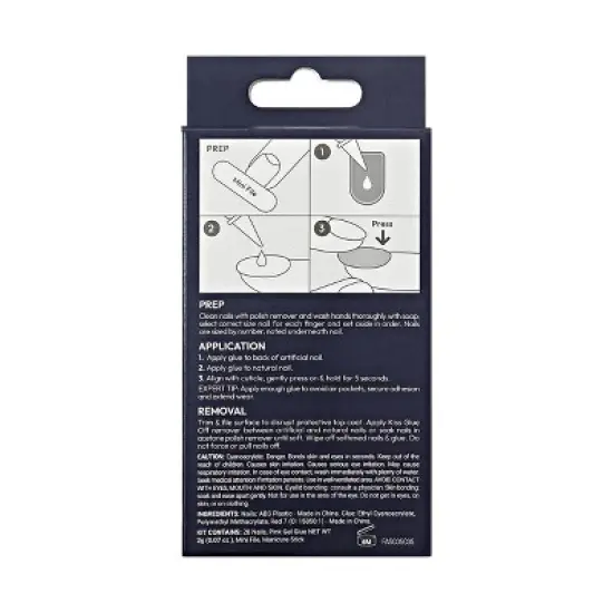 KISS Products Gel Fantasy Allure Fake Nails - Change Chance - 31ct image {10}