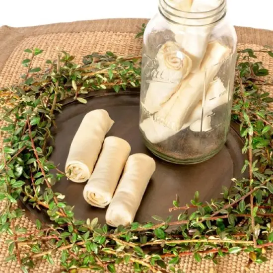 Pet Factory American Beefhide Rolls Natural Flavor - 4-4.5", 22 Count image {3}