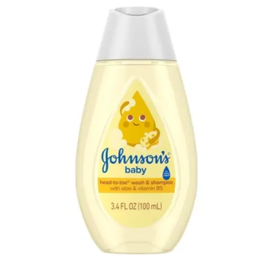 Johnson's Head-To-Toe Gentle Baby Body Wash & Shampoo, Travel Size - 3.4 fl oz image {8}