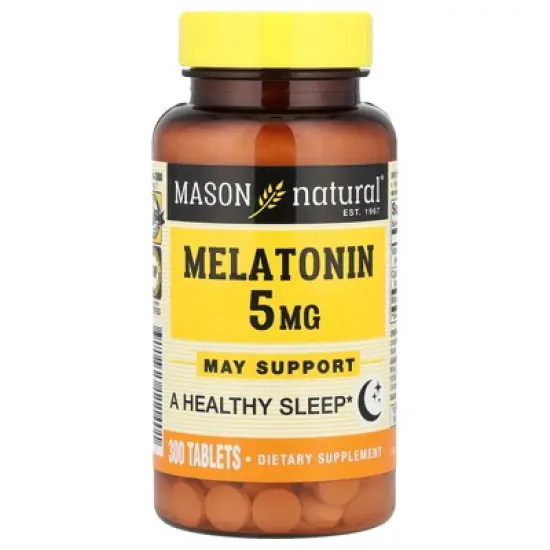 Mason Natural Melatonin, 300 Tablets image {4}