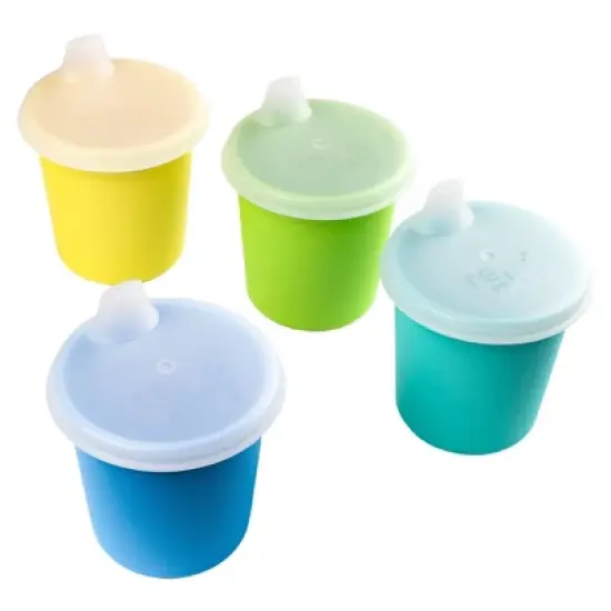 Re-Play 6oz Tiny Tumbler with Snap-on Training Lids - 4pk image {4}