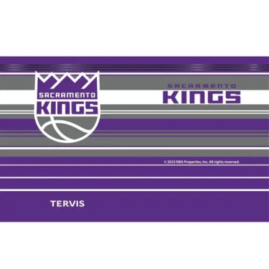NBA Sacramento Kings 20oz Hype Stripes Stainless Steel Tumbler image {1}