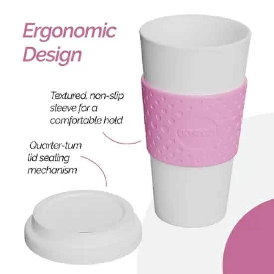 Copco Acadia Travel Mug, Bubble Gum - 2-Pack image {4}