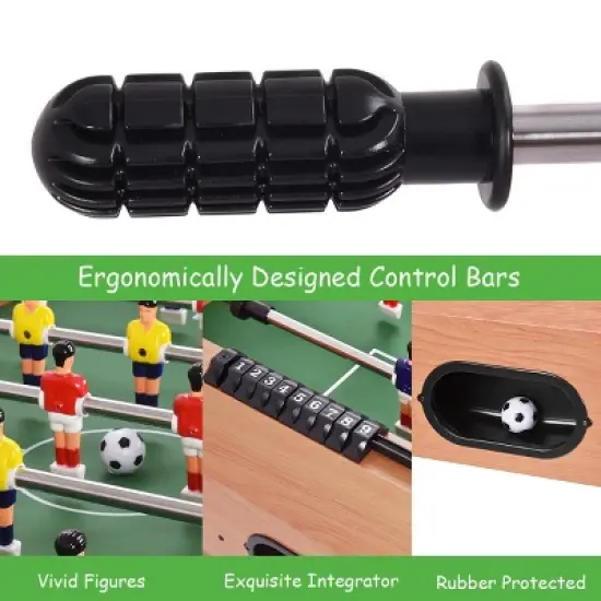 Costway 48''  Foosball Table Competition Game Soccer Arcade Sized Football Sports Indoor image {5}