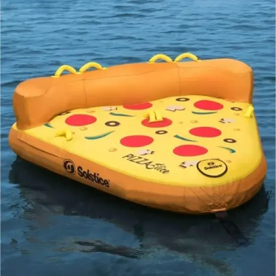 Solstice 2 Person Pizza Slice Towable Inflatable Raft 60" X 70" image {1}