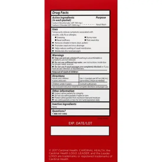Leader Saline Refill 100 ea image {3}