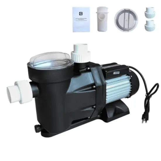 1.5HP Swimming Pool Pump &ndash; 110V Single Speed Above Ground Self-Priming Pump with 1100W High-Power Copper Motor for Quiet Performance image {7}