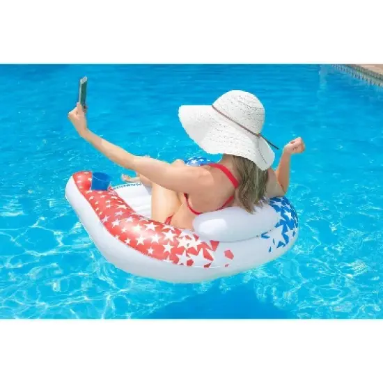 Poolmaster American Stars Paradise Water Chair Swimming Pool Float image {3}