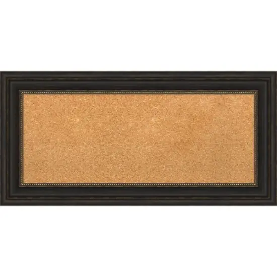 Amanti Art Accent Bronze Framed Corkboard, Natural Cork image {9}