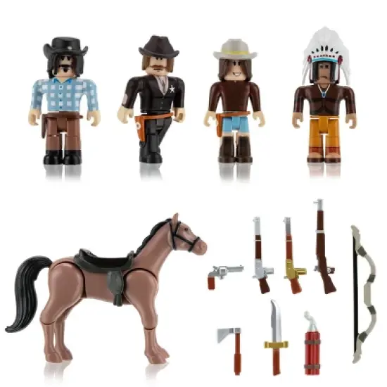 Roblox Action Collection - Roblox's The Wild West Figures 6pk (Includes Exclusive Virtual Item) image {2}