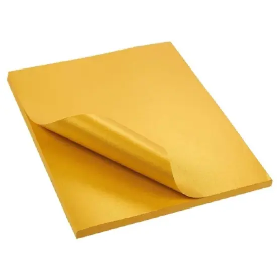 Best Paper Greetings 48-Sheet Glitter Craft Paper for DIY, Origami, Paper Flowers, Double Sided, Gold, 8.5" x 11" image {5}