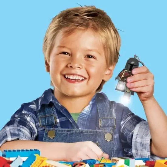 LEGO Star Wars Lightsaber Gel Pen Black Ink with Mandalorian Bag Tag and Keychain Gift Set image {13}