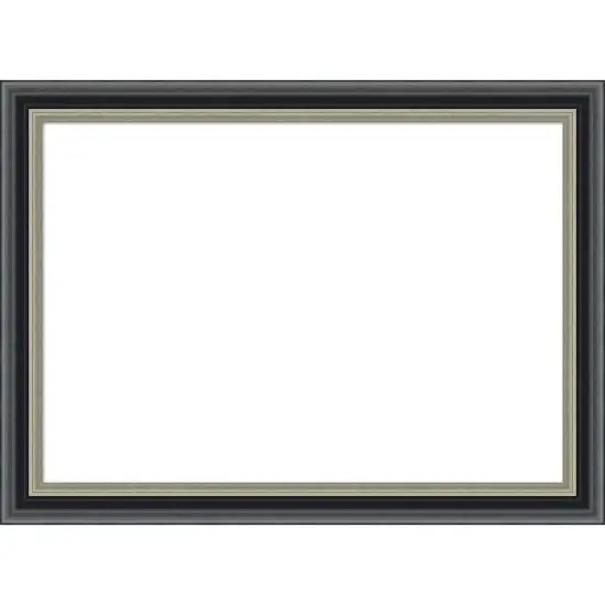 Amanti Art Theo Black Silver Framed Dry Erase Magnetic Board image {9}