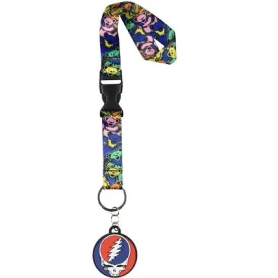 Grateful Dead Dancing Bears Wrist Strap Lanyard For Keys Wallet image {5}