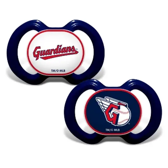 BabyFanatic Officially Licensed Pacifier 2-Pack - MLB Cleveland Guardians image {5}
