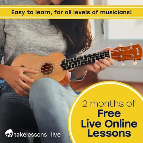 Hola! Music Color Series Soprano Ukelele Set for Beginners with Canvas Tote Bag, Strap with Hook, & Various Size Picks, Red image {4}