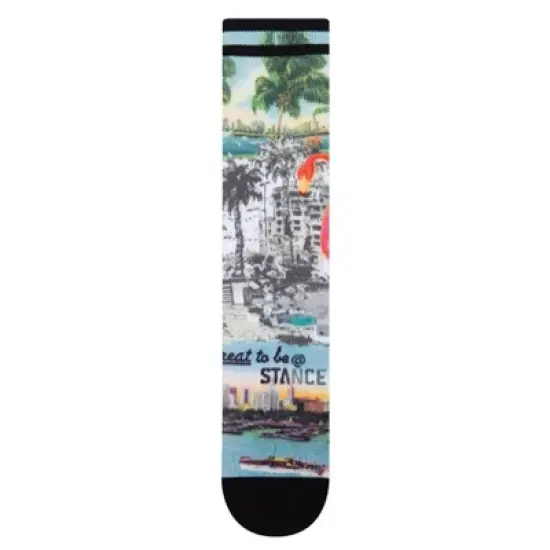 STANCE x WADE Striped Greetings Crew Socks image {3}