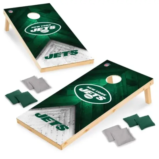 NFL New York Jets 2'x4' Wood Cornhole Set image {7}