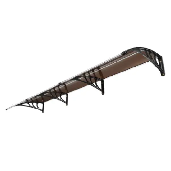 VEVOR Window Door Awning Canopy , UPF 50+ Polycarbonate Entry Door Outdoor Window Awning Exterior, Front Door Overhang Awning image {8}