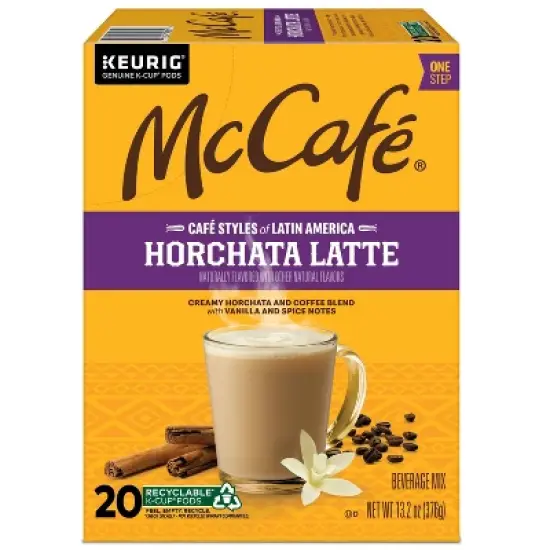 McCafe Horchata Medium Roast Latte K-Cup Pods - 20ct image {4}
