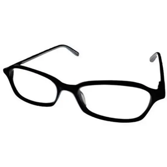 Jones New York J220 49mm Unisex Acetate Rectangular Designer Eyeglasses OR Blue Light Filter OR Reading Glasses in Black image {5}