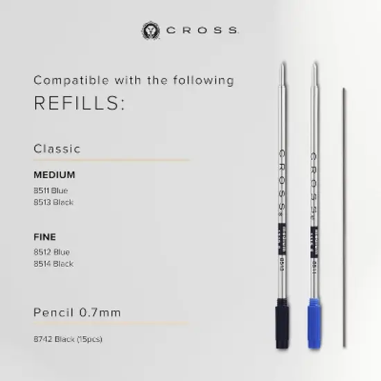 Cross Classic Century Black Lacquer Pen and Pencil Set image {5}