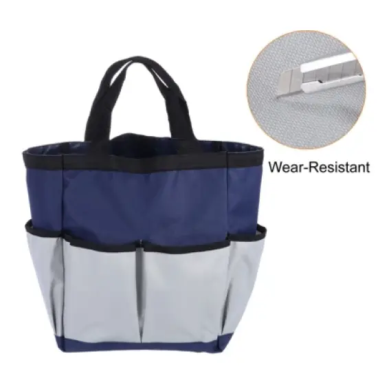 Unique Bargains 600D Oxford Waterproof Garden Tool Organizer Storage Carrier Bag 9.5" x 5.9" x 11.8" image {3}