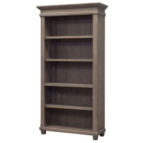76" Carson Open Bookcase Brown - Martin Furniture image {2}