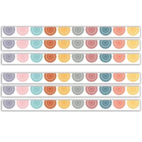 Teacher Created Resources&reg; Happy Cactus Crew Fiesta Die-Cut Border Trim, 35 Feet Per Pack, 6 Packs image {4}