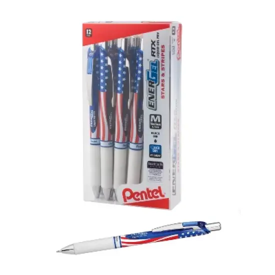 Pentel Stars & Stripes Edition EnerGel RTX BL77USA-A image {1}