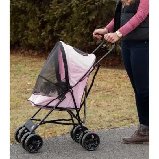 Pet Gear Travel Lite Dog Stroller - Pink - S image {2}