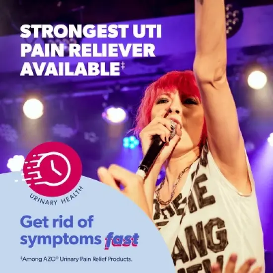 AZO Maximum Strength Urinary Pain Relief, UTI Pain Reliever - 24ct image {7}