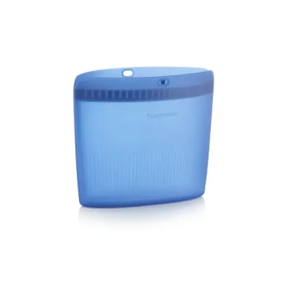 Tupperware 4pc Ultimate Silicone Bag Set: Reusable Food Storage, Dishwasher-Safe, Multicolored image {4}