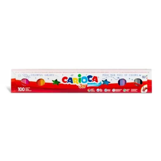 CARIOCA Joy Fine Tip Felt Tip Washable Pens 1 Meter - 100 Pieces image {5}