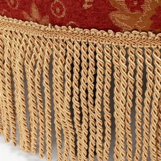 Jennifer Taylor Home Yolanda 24" Upholstered Round Accent Ottoman image {7}