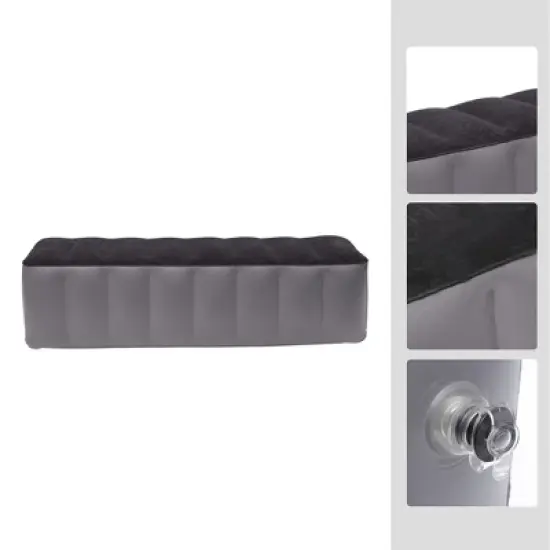 Unique Bargains Car Air Inflation Mattress Black Gray image {4}