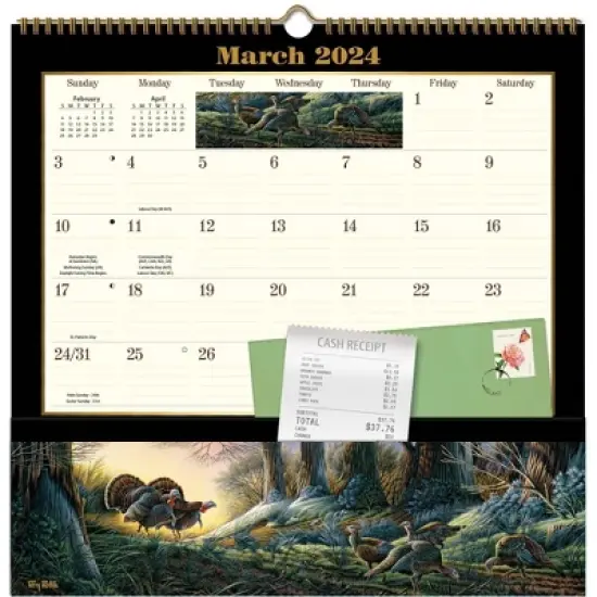 Lang 2024 Wall Calendar 12"x12" Terry Redlin image {1}