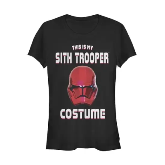Junior's Star Wars: The Rise of Skywalker Halloween Sith Trooper Costume T-Shirt image {2}